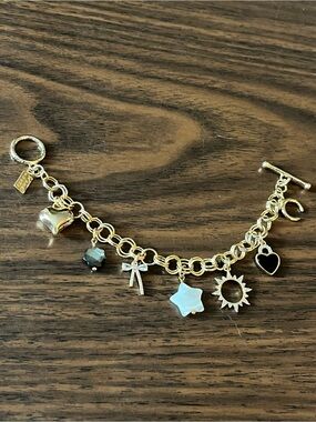 Luna Norte Goldtone Celestial Charm Bracelet